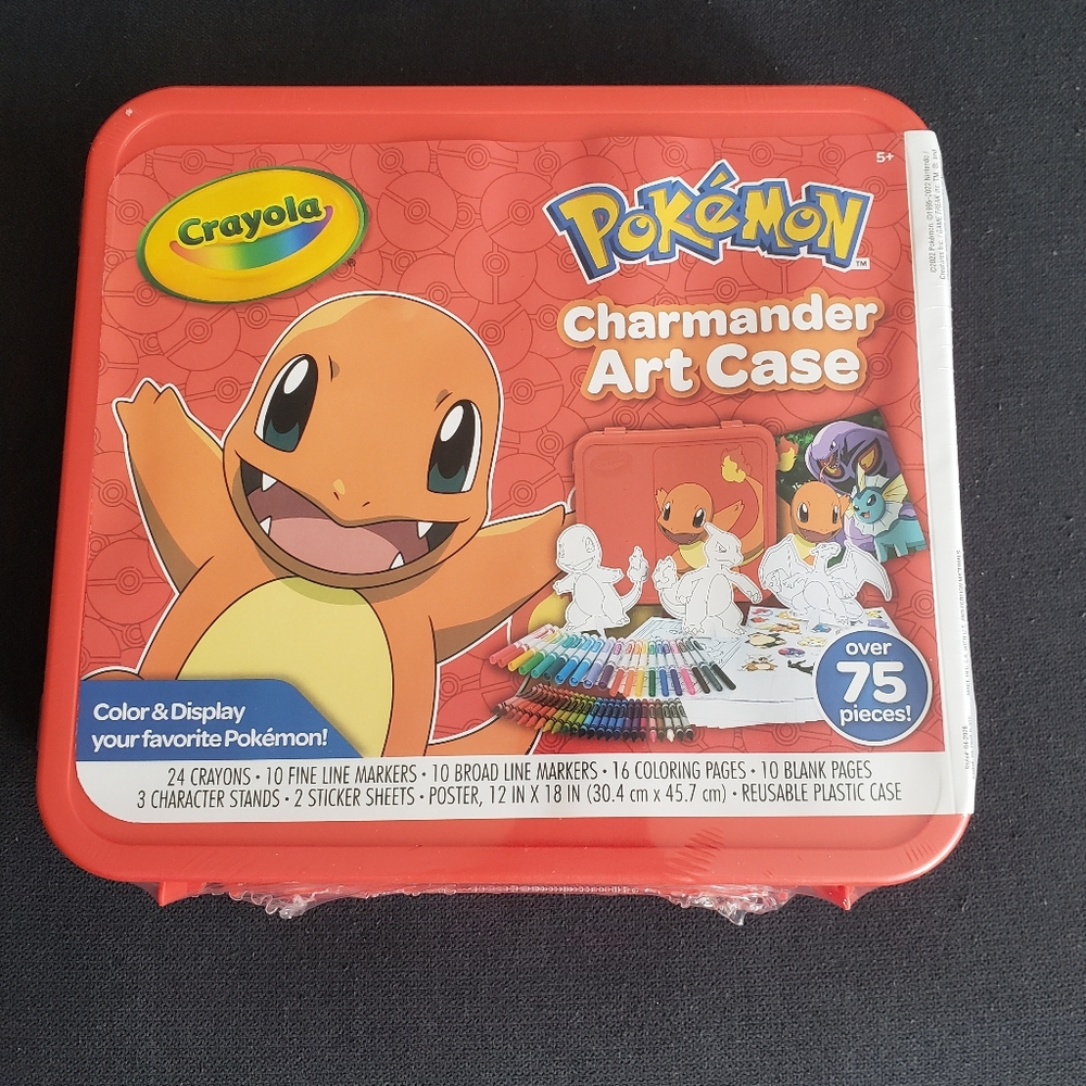 Crayola Pokémon Charmander Art Case